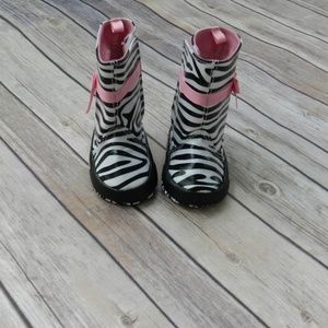 TRIMFOOT CO TODDLER FASHION BOOTS - ZEBRA -